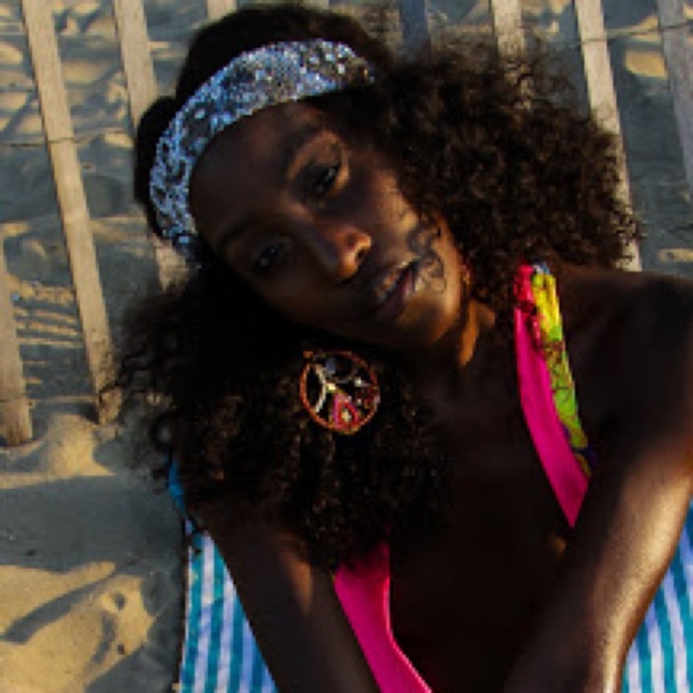 Hand beaded earrings